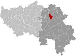 Limbourg Liège Belgium Map